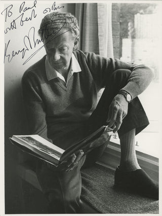 Britten, Benjamin. (1913–1976) Signed Photograph