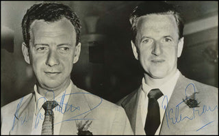 Britten, Benjamin. (1913–1976) & Pears, Peter. (1910–1986) Signed Photograph