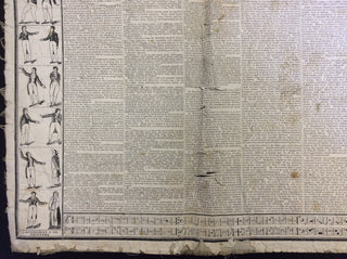 ["Elocution and Music"] Bronson, C. P. "Elocution and Music" - Large Nineteenth-Century American Broadside