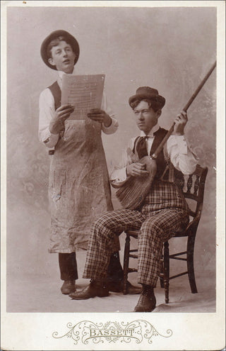 [Broom Music] Unusual Cabinet Photograph