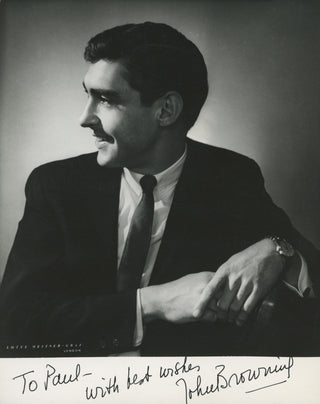 Browning, John. (1933–2003) Signed Photograph