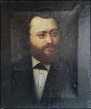 Bruch, Max. (1838 – 1920) [Roegels, Franz. (1821-1892)] Lifetime Portrait Painting