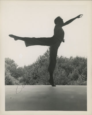 Bruhn, Erik. (1928–1986) [Lindquist, John. (1910–1985)] Signed Photograph from Jacob's Pillow