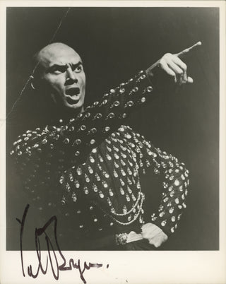 Brynner, Yul. (1920–1985) "The King and I" - Signed Photograph