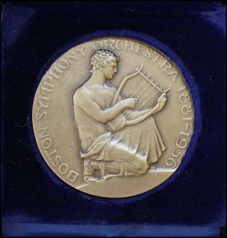 [Boston Symphony Orchestra] Bronze 75th Anniversary Medal.