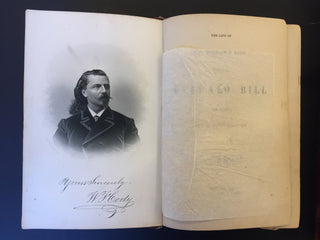 Cody, William F., "Buffalo Bill". (1846–1917) Archive Including Cody Family Memorial Scrapbook, Signed Photograph, Signed Book, Original Photographs, Cody's Personal Grooming Kit & Meerschaum Pipe, and two newly discovered photographs, one being one of th