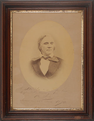 [Violinists & Cellists] Bull, Ole. (1810-1880) Enormous Signed Photograph