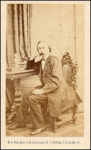 Bulow, Hans Von. (1830-1894) Original CDV Photograph