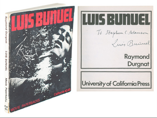 Buñuel, Luis. (1900–1983) [Durgnat, Raymond.] "Luis Buñuel" - BOOK SIGNED BY THE FILMMAKER