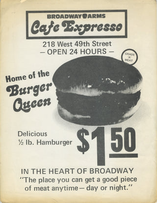 [Burger Queen] Vintage Hamburger Advertising