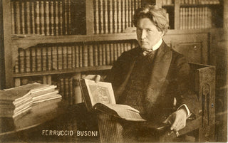 Busoni, Ferruccio. (1866-1924) 1910 Postcard Photographs