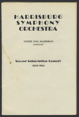 Bustabo, Guila. (1916–2002) Signed Program