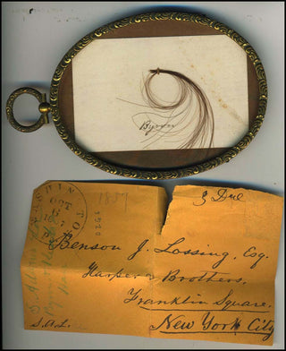 [Literature &amp; Art] Byron, Lord. (1788-1824) Lord BYRON - A Lock of Hair from the Poet