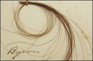 [Literature &amp; Art] Byron, Lord. (1788-1824) Lord BYRON - A Lock of Hair from the Poet