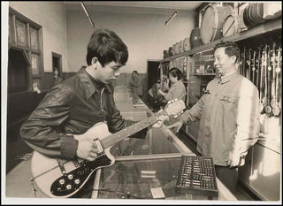 [Chinese Music] "China Rock" - Original Photograph of Chinese Rock Guitarist