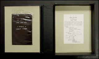 [Cage, John. (1912–1992)] Paik, Nam June. (1932–2006) A Tribute to John Cage - SIGNED BY CAGE