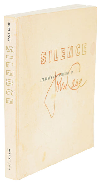 Cage, John. (1912–1992) "Silence. Lectures and Writings"  - SIGNED