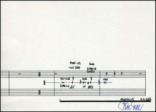 Cage, John. (1912–1992) Signed Postcard of Music of Changes