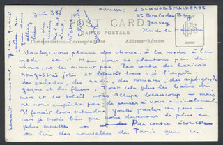 Cahun, Claude. (1894–1954) [Moore, Marcel. (1892–1972)] [Desnos, Robert. (1900–1945)] Autograph Postcard to Robert Desnos