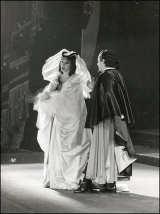 Callas, Maria. (1923–1977) Original Photograph, "Ballo in Maschera."