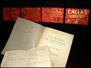 [Callas, Maria. (1923–1977)] Collection of Opera Libretti from the Personal Library of Maria Callas