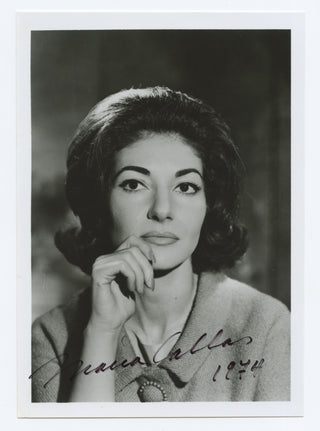 Callas, Maria. (1923–1977) Signed Photograph