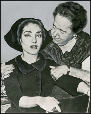 Callas, Maria. (1923–1977) Original Photograph after the 1958 Rome Walkout