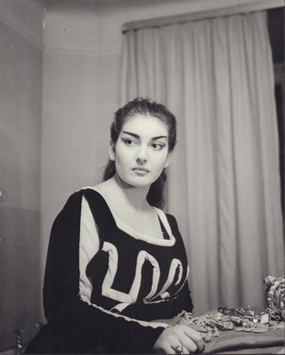 Callas, Maria. (1923–1977) Large 1953 Piccagilani Photograph as Medea