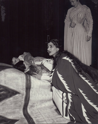 Callas, Maria. (1923–1977) Large 1954 Piccagilani Photograph as Norma