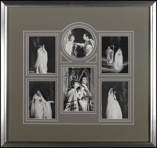 Callas, Maria. (1923-1977) & Corelli, Franco. (1921-2003) Signed "Poliuto" Photograph Ensemble