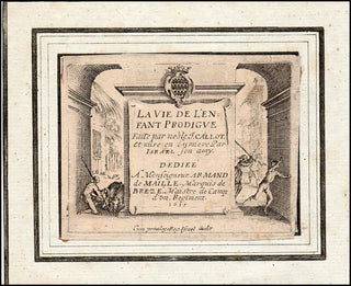 [Visual Arts] Callot, Jacques. (1592 - 1635) La Vie de L&apos;Enfant Prodigue