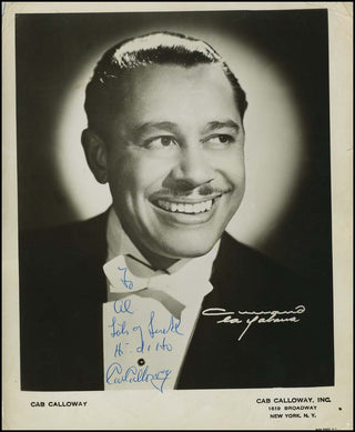 [Jazz & Song] Calloway, Cab. (1907-1994) Signed Photograph