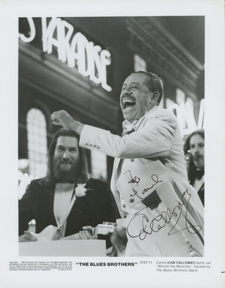 Calloway, Cab. (1907-1994) "The Blue Brothers" - Signed Promotional Photograph