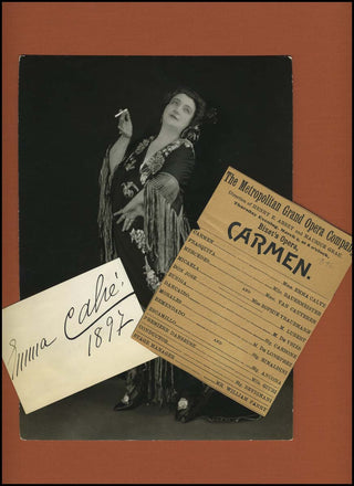 Calvé, Emma. (1858–1942) Carmen Ensemble