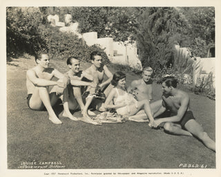 [Beefcakes] Campbell, Louise. (1911–1997) & Payne, John. (1912–1989) 1937 Promotional Photograph