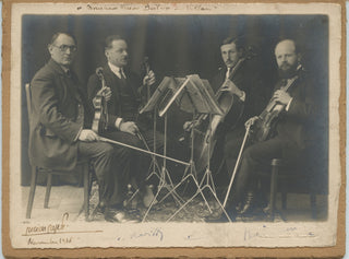 Capet Quartet. (1893–1928) Signed Photograph, 1925