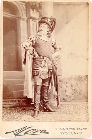 Capoul, Victor. (1839 - 1924) Costume Cabinet Photograph