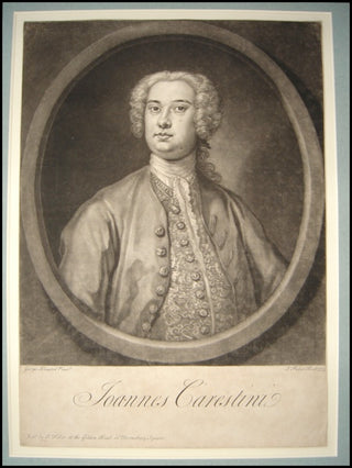 [Castrati] Carestini, Giovanni. (ca. 1704 - ca. 1760) Original 1735 Mezzotint Portrait