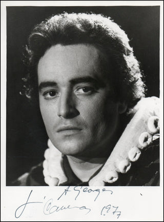 Carreras, Jose. (b. 1946) Signed Photograph as Don Carlos.