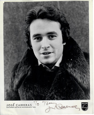 Carreras, Jose. (b. 1946) Signed Photograph