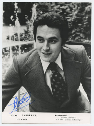 Carreras, Jose. (b. 1946) Signed Photograph