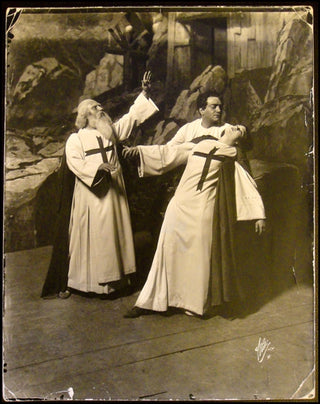 Caruso, Enrico. (1873-1921) & Ponselle, Rosa. (1897-1981) Original Photograph in "Forza."