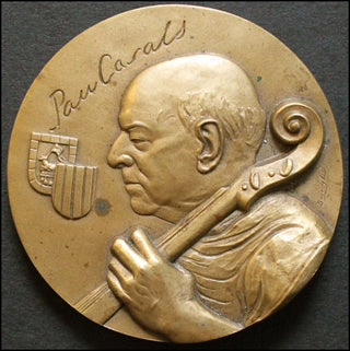 Casals, Pablo. (1876–1973) Portrait Medal