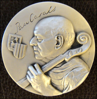 Casals, Pablo. (1876–1973) Portrait Medal