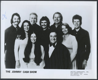 Cash, Johnny. (1932-2003) & Carter Cash, June. (1929-2003) Collection of Promotional Photographs and Press Releases