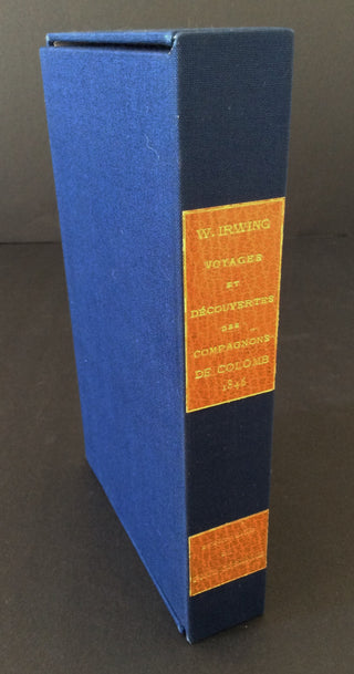 [Cézanne, Paul. (1839–1906)] Irving, Washington. (1783–1859) "Voyages et découvertes des Compagnons de Colomb." - SIGNED BOOK FROM THE LIBRARY OF PAUL CÉZANNE