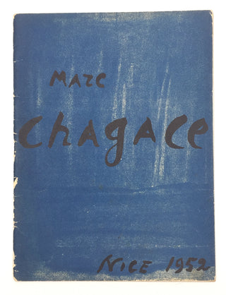 Chagall, Marc. (1887–1985) 1952 Exhibition Catalog - Signed with New Year's Greetings