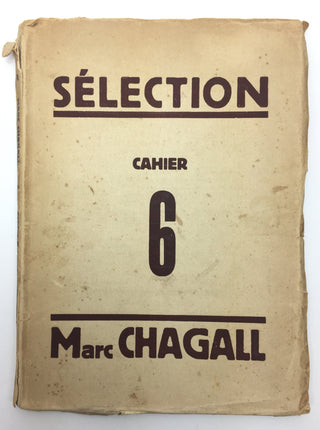 Chagall, Marc. (1887–1985) Sélection, Cahier 6: Marc Chagall