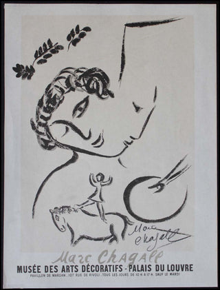 [Literature &amp; Art] Chagall, Marc. (1887 - 1985)  Musée Des Arts Décoratifs - SIGNED POSTER