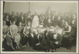 Chaliapin, Feodor. (1873–1938) Original Photograph - 1922 Farewell Party